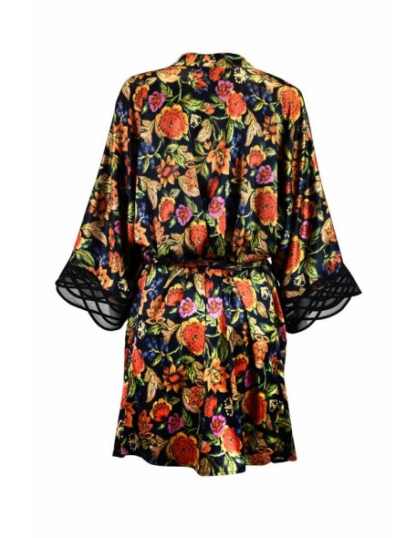 Bathrobe ladies' thin Mediolano Flower 20002