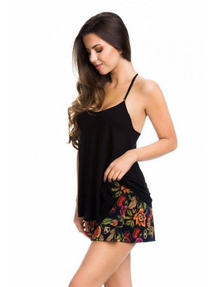 Pajamas women's short shorts camisole Mediolano Flower 11078