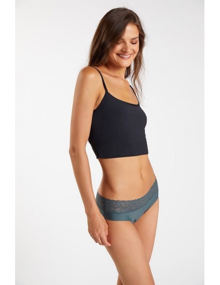 Hipster panty majtki figi damskie bezszwowe wykończenie, Julimex lingerie