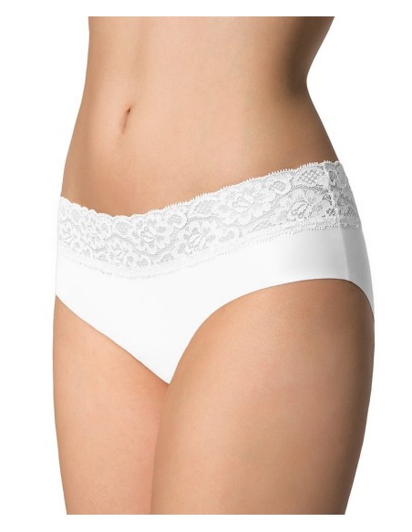 Hipster panty majtki figi damskie bezszwowe wykończenie, Julimex lingerie