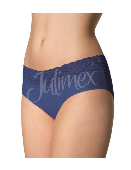 Hipster panty majtki figi damskie bezszwowe wykończenie, Julimex lingerie