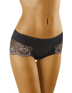 Majtki szorty damskie z koronką Wol-Bar Eco-Zu 