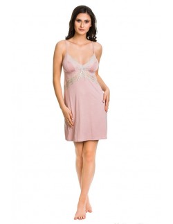 Koszulka nocna na ramiączkach Mediolano Mint 5062  2