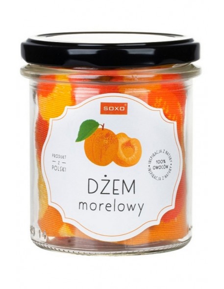 Skarpety w słoiku - dżem morelowy, Soxo