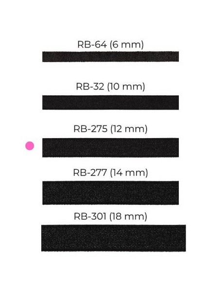 Ramiączka rb 274,275, 341 12mm taśma, Julimex