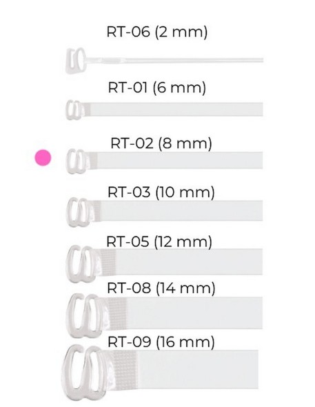 Straps silicone RT 02  8 mm, Julimex