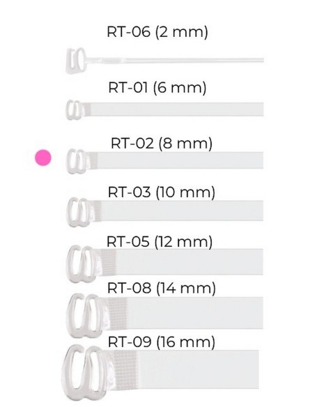 Straps silicone RT 02  8 mm, Julimex