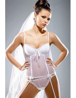 White corset Gracya Butterfly 128/G