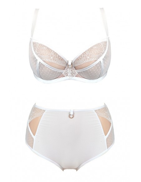 Bra soft Mediolano Dots white 19057