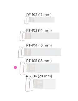 Straps silicone  with metalowym zaczepem 18mm RT 105,...