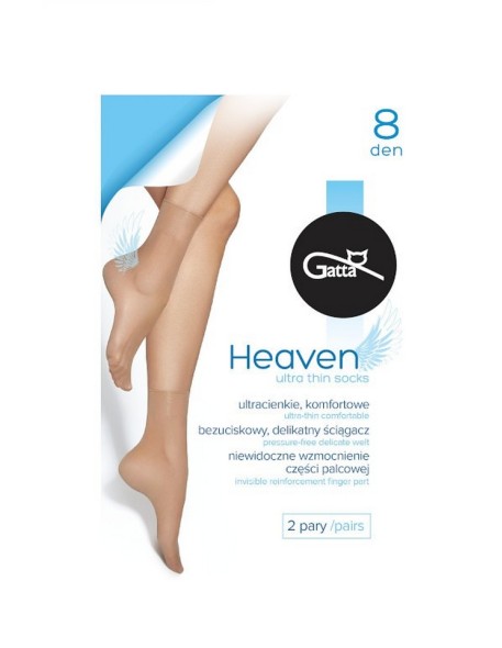 Socks women's pressure-free wielopak Gatta Heaven 8 den 2 pary