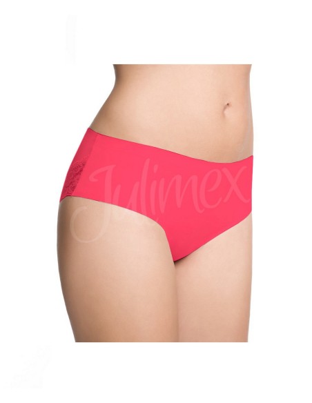 Cheekie panty majtki figi damskie bezszwowe wykończenie, Julimex lingerie