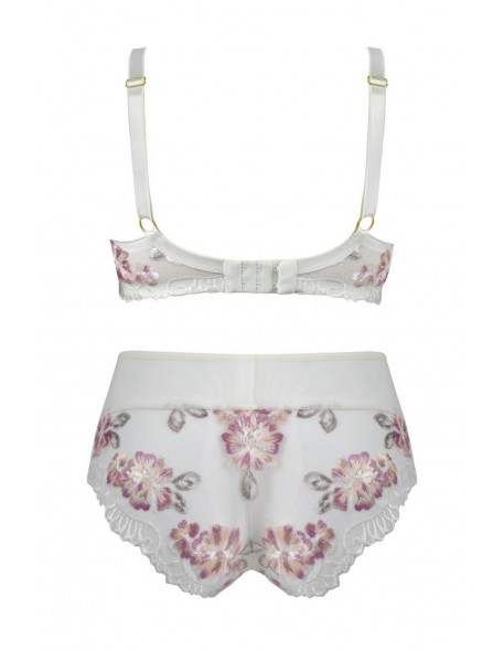 Bra balconette Mediolano Folk milk 19103