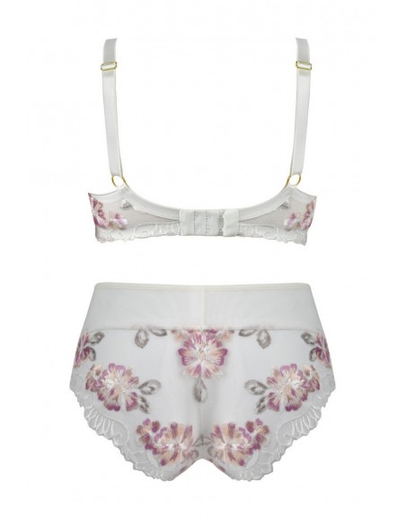 Bra balconette Mediolano Folk milk 19103