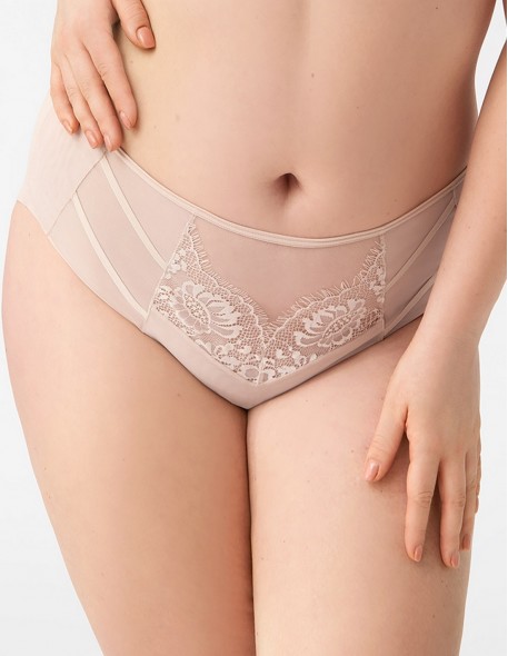 Briefs women's with wysokim stanem Gorsenia Paradise BEIGE K497/1