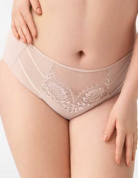Briefs women's with wysokim stanem Gorsenia Paradise BEIGE K497/1