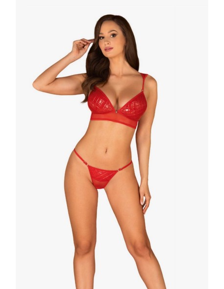 Hunteria 2-pcs set set bra + thongs, Obsessive