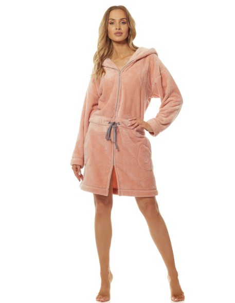 Bathrobe ladies' ciepły short na zipper L&L Patti 2018