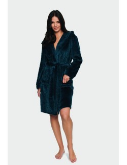 Bathrobe ladies' ciepły short with hood Henderson Home 40146 2