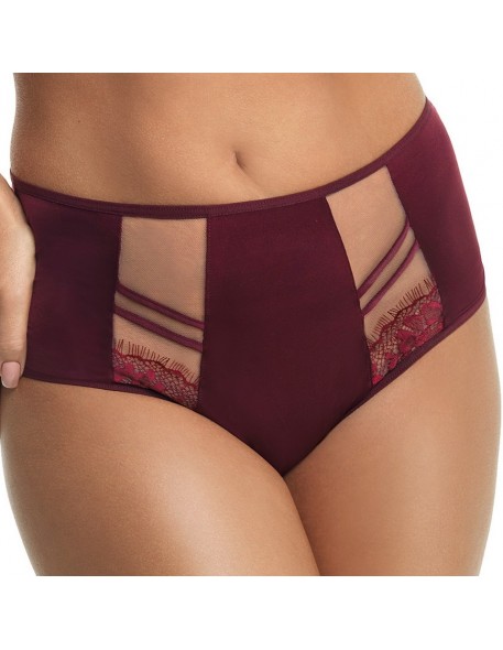 Majtki brazyliany Gorsenia Paradise K498 bordo 