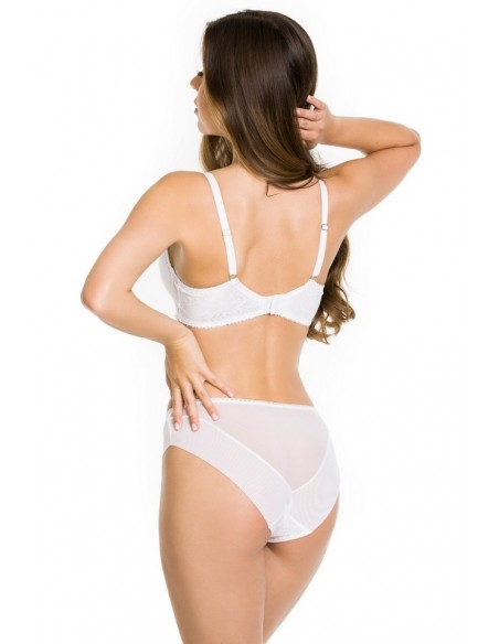 Bra half padded Mediolano Snow II white 1096