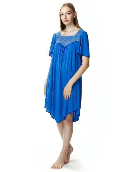 Shirt night women's with short sleeve Mewa Józefina