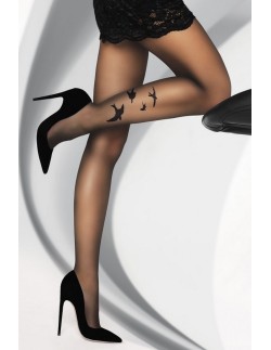 Orsita rAjstopy patterned 20 den black, Livia Corsetti