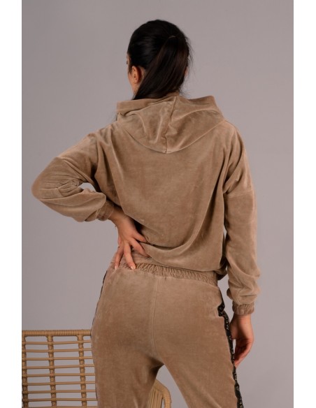 Provocateur tracksuit me ladies' set trousers blouse camel, Merribel