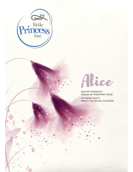 Tights girly 116-158 Gatta Little Princess Alice 01 wz.50 20 den