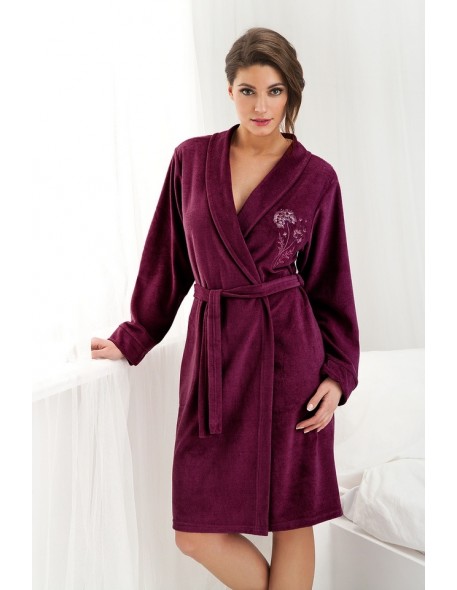 Bathrobe ladies' bawełniany short Dorota FR-107