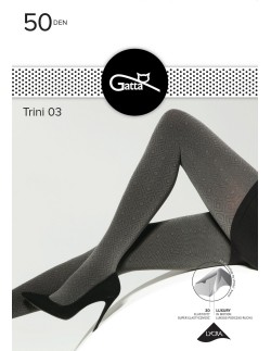 Tights women's błyszczące Gatta Trini 03 50 den 2