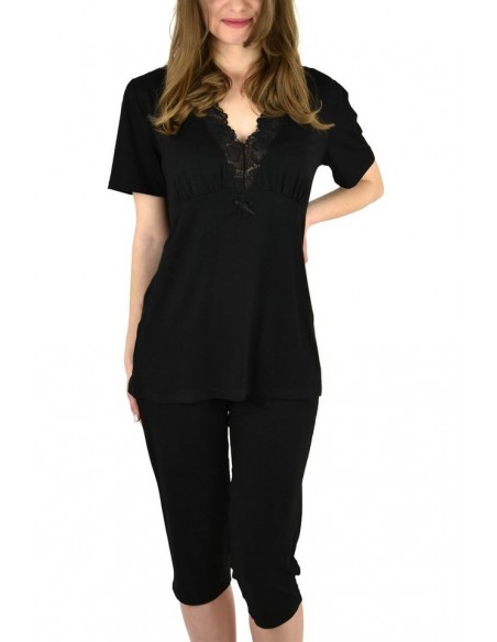 Piżama damska krótki rękaw Mediolano Etna 12012 z 