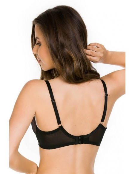 Biustonosz półusztywniany Mediolano Black Pearl 1101 