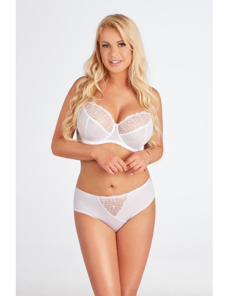 Biustonosz miękki Nessa Sonata biały