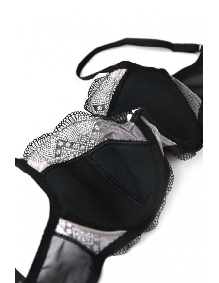 Bra half padded Mediolano Black Pearl 1101