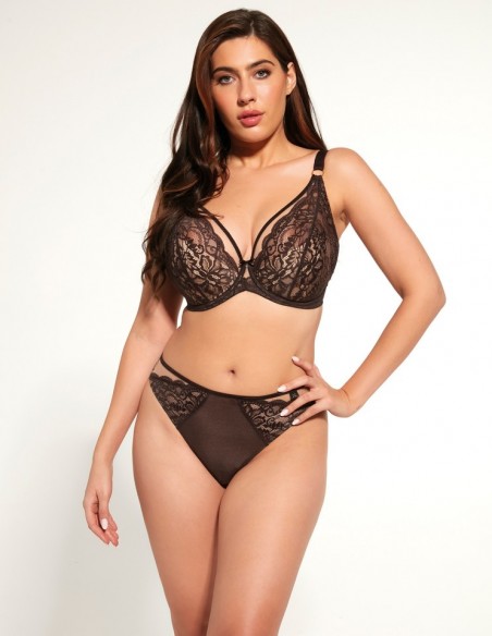 Bra braletka push up Krisline Chocolate