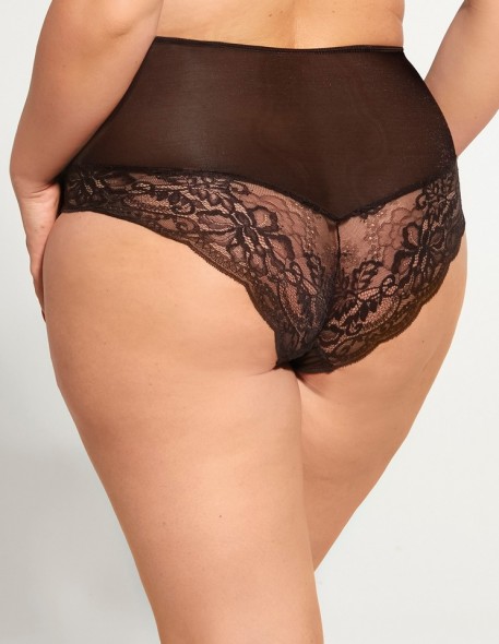 Figi damskie z wysokim stanem Krisline Chocolate 