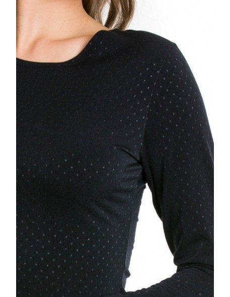 Blouse women's with long sleeve Mediolano Dotsy