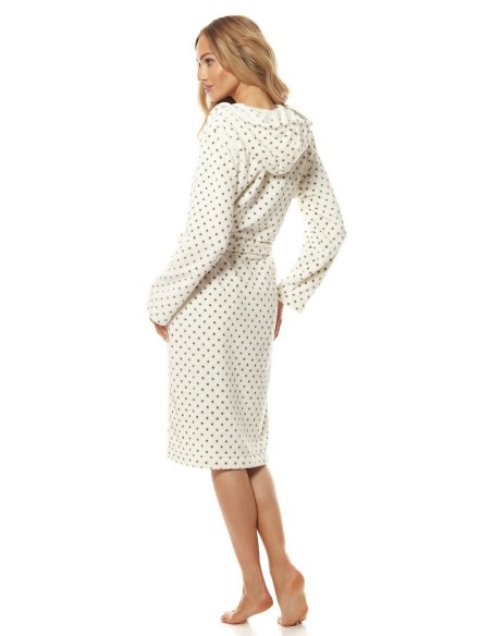Bathrobe ladies' na zipper with hood L&L ZPPR 9156
