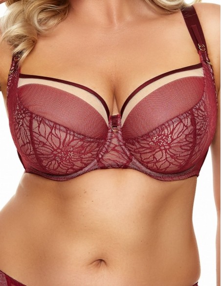 Bra soft Nessa Marchesa claret