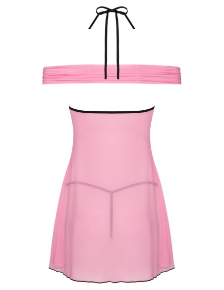 Chameli t-shirt night with thongs pink, Livia Corsetti lc 13425