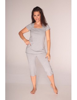 Dots pajamas women's short sleeve trousers 3/4, De... 2