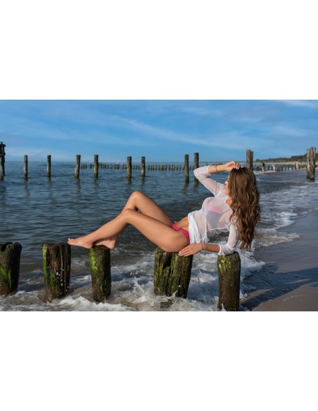 Tunic plażowa white Livia Corsetti July Morning...