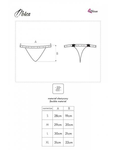 Mosca thongs white, Livia Corsetti lc 6054