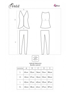 Persis piżama damska czarna, Livia Corsetti lc 90042 1  2
