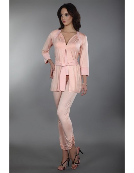 Rizen bathrobe ladies' short pink, Livia Corsetti lc 90071