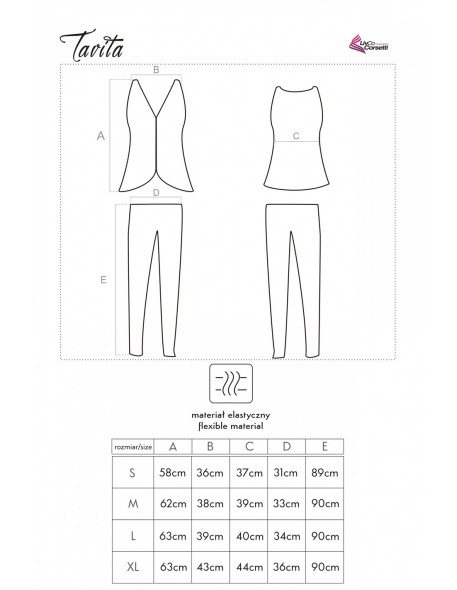 Tavita pajamas women's, Livia Corsetti lc 90042