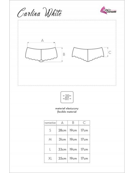 Carlina shorts women's white, Livia Corsetti lc...