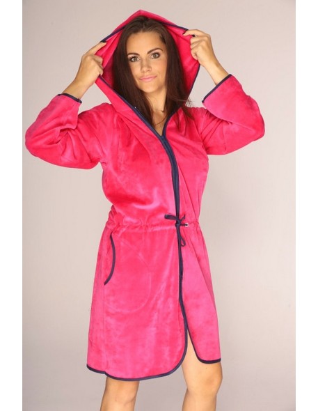 Desiree bathrobe ladies' with hood na zipper...