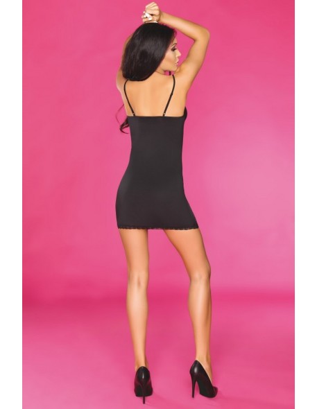 Marion koszulka nocna ze stringami czarna,...